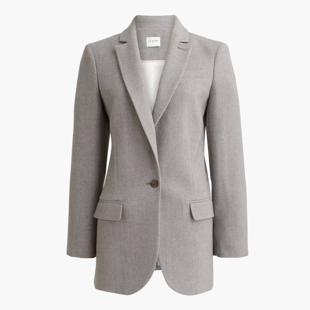 Nwot J Crew Factory Relaxed One Button Blazer Size 8